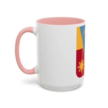 674th Airborne Field Artillery Battalion v2 (U.S. Army) Accent Coffee Mug - Go Mug Yourself