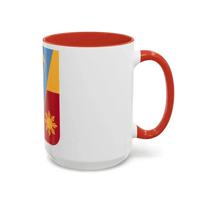 674th Airborne Field Artillery Battalion v2 (U.S. Army) Accent Coffee Mug - Go Mug Yourself