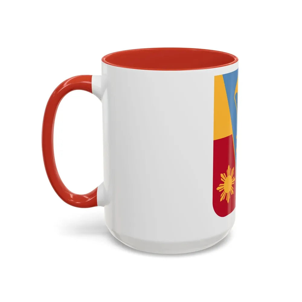 674th Airborne Field Artillery Battalion v2 (U.S. Army) Accent Coffee Mug - Go Mug Yourself