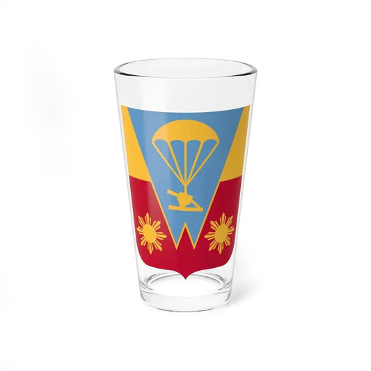 674th Airborne Field Artillery Battalion v2 (U.S. Army) Pint Glass 16oz 16oz - Go Mug Yourself