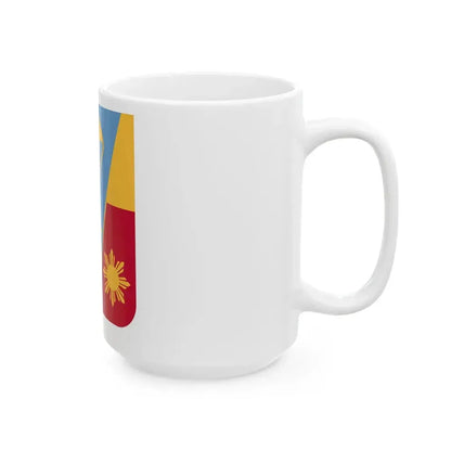 674th Airborne Field Artillery Battalion v2 (U.S. Army) White Coffee Mug - Go Mug Yourself