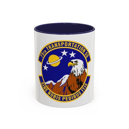 75th Transportation Squadron (U.S. Air Force) Accent Coffee Mug