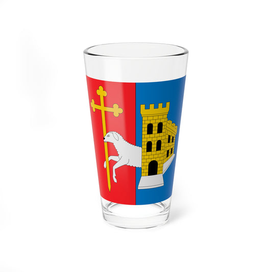 Flag of Gilberto Agustoni (Switzerland) Pint Glass 16oz