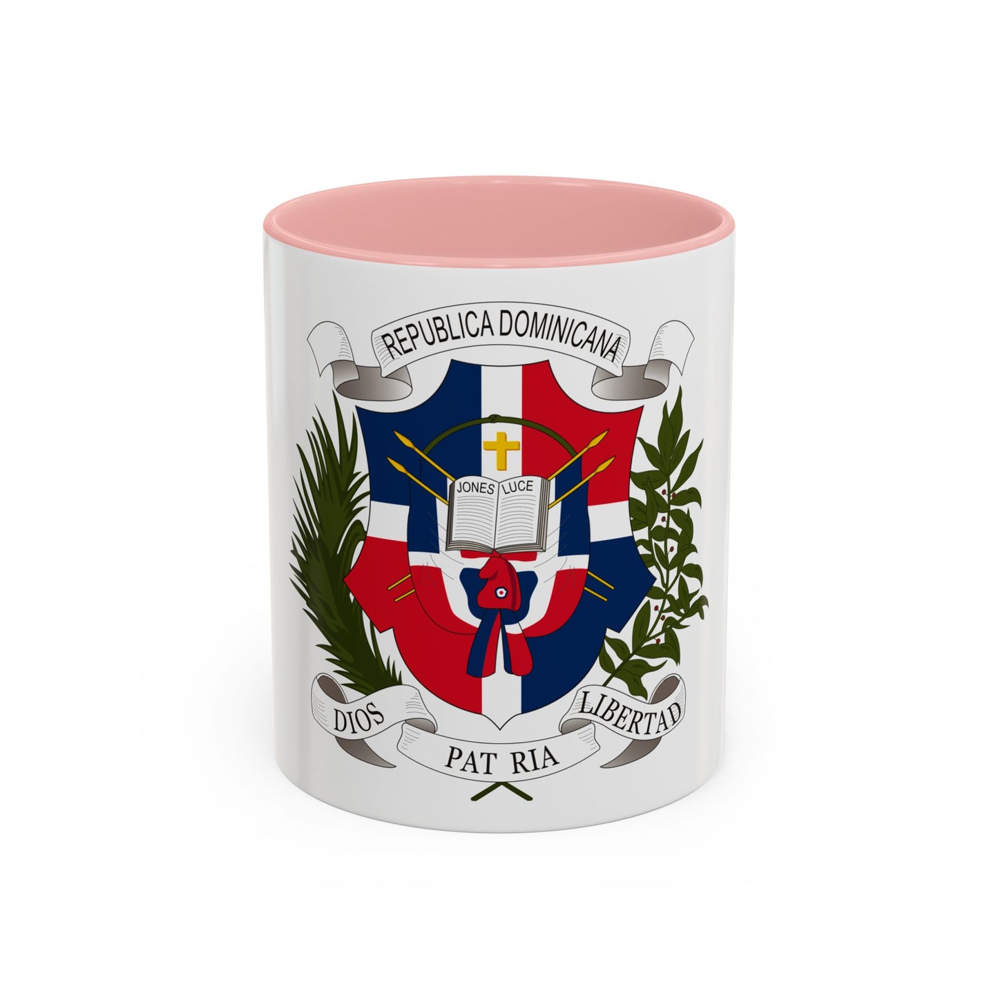 Coat of arms of the Dominican Republic (1860) - Accent Coffee Mug