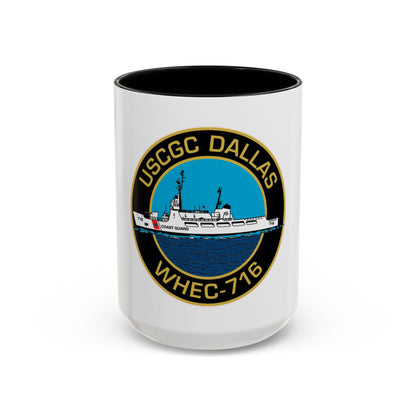 USCGC Dallas WHEC 716 2 (U.S. Coast Guard) Accent Coffee Mug