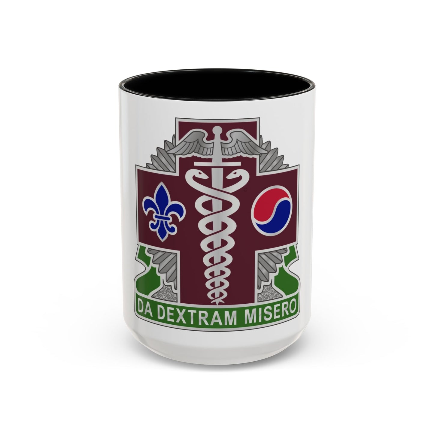 65 Medical Brigade 2 (U.S. Army) Accent Coffee Mug