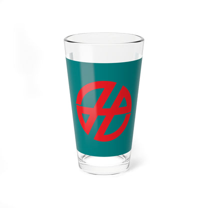Flag of Miharu Fukushima (Japan) Pint Glass 16oz