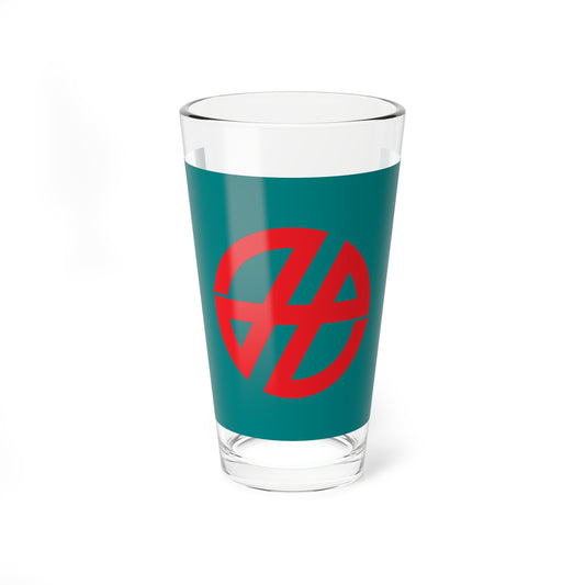 Flag of Miharu Fukushima (Japan) Pint Glass 16oz