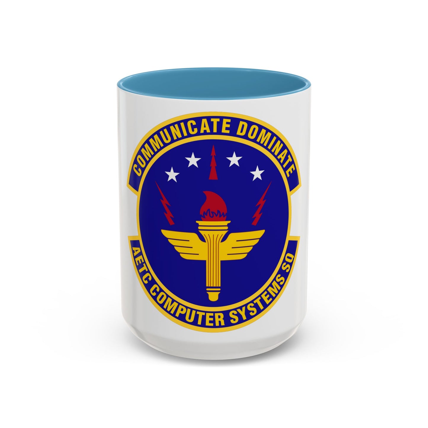 AETC Computer Systems Squadron (U.S. Air Force) Accent Coffee Mug