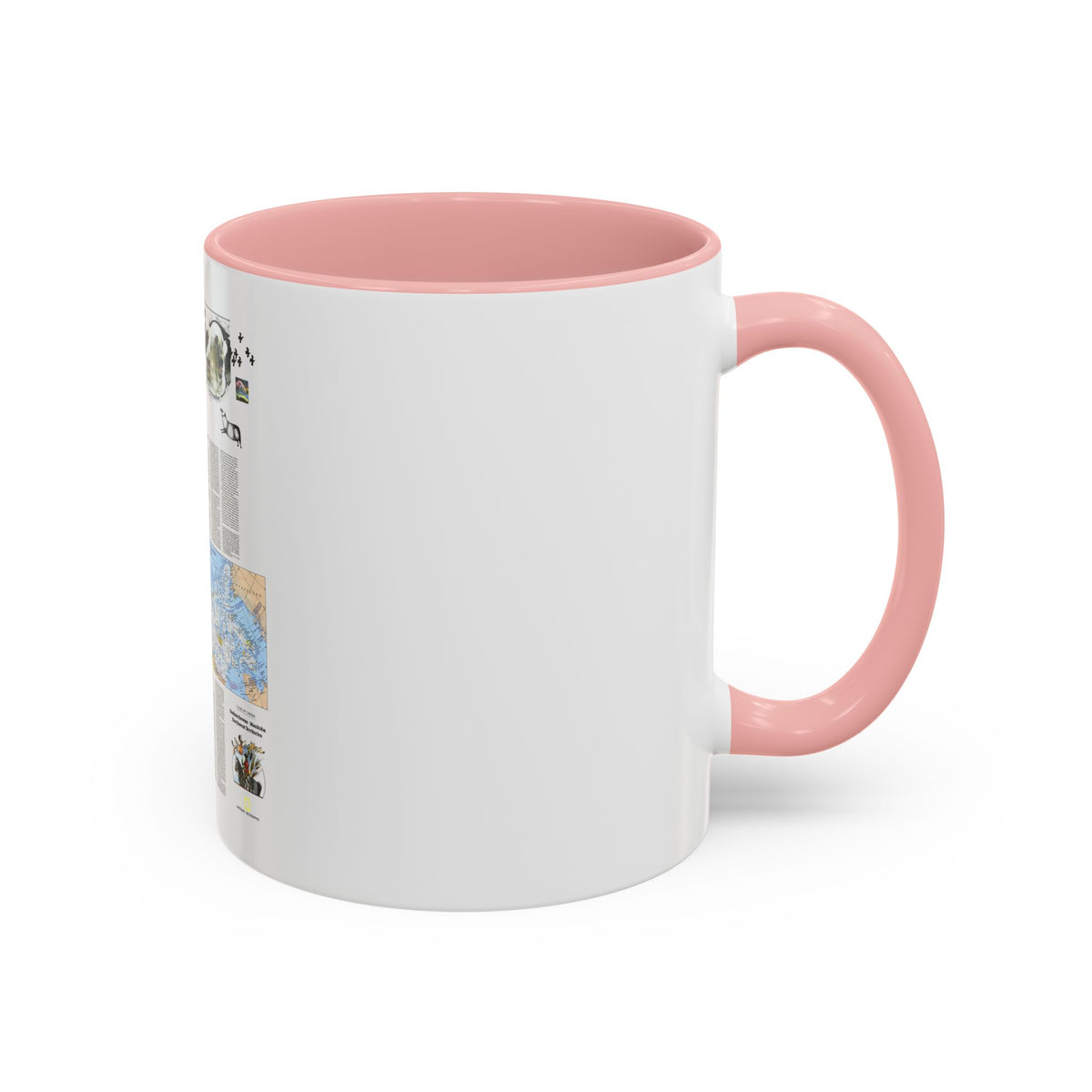 Canada - Medley of People (1979) (Map) Accent Coffee Mug