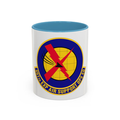 807th Expeditionary Air Support Operations Squadron (U.S. Air Force) Accent Coffee Mug