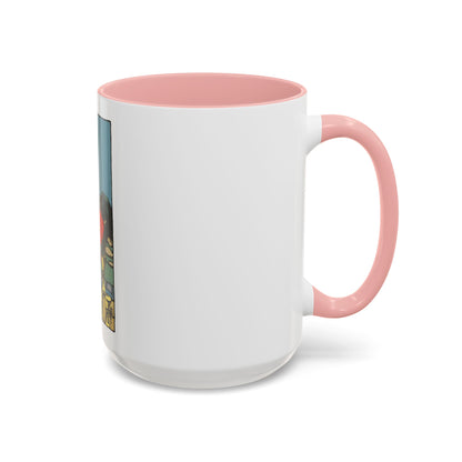 The 8 of Cups (Tarot Card) Accent Coffee Mug