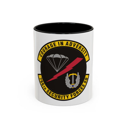 786th Security Forces Squadron (U.S. Air Force) Accent Coffee Mug