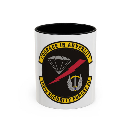 786th Security Forces Squadron (U.S. Air Force) Accent Coffee Mug