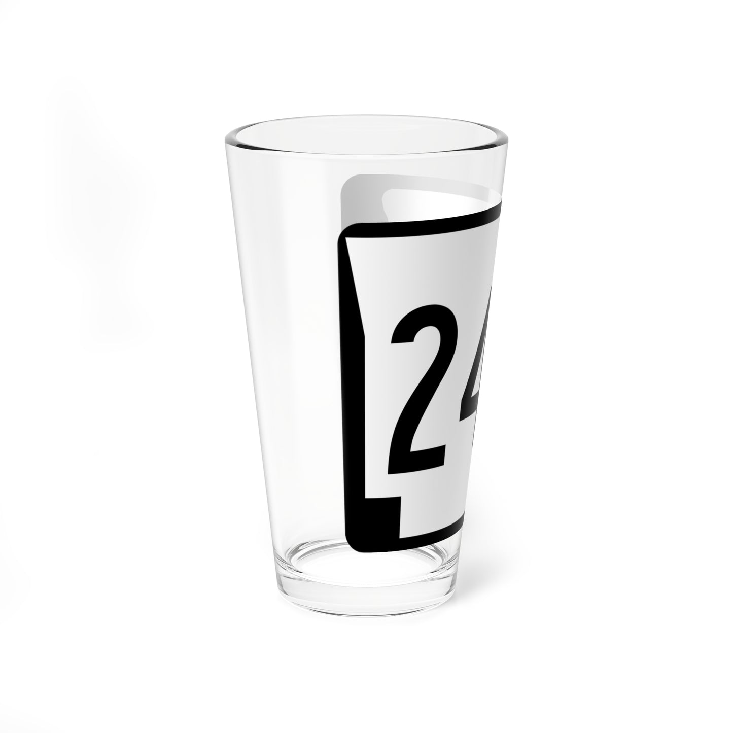 Arkansas 243S (Arkansas) (Road Sign) Pint Glass 16oz