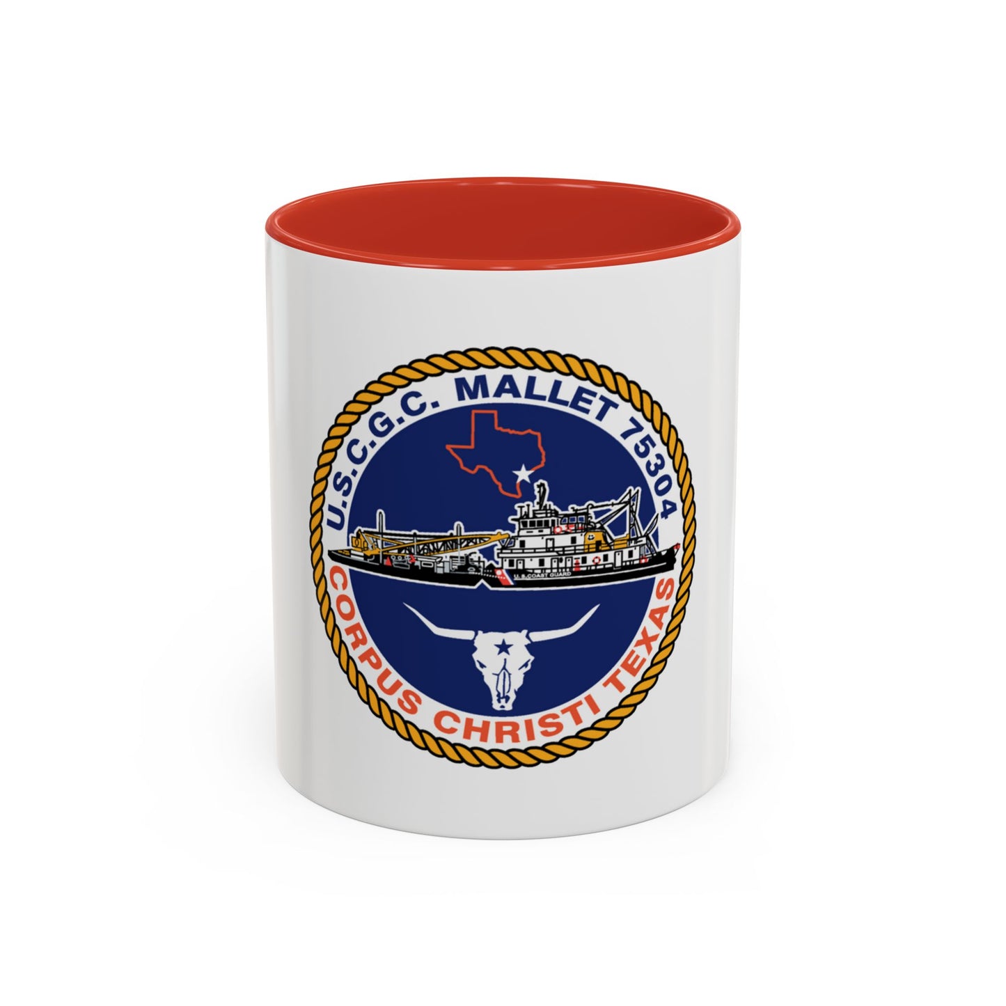 USCGC Mallet 75304 (U.S. Coast Guard) Accent Coffee Mug