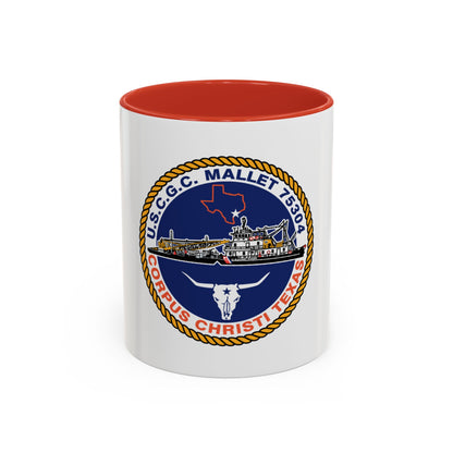 USCGC Mallet 75304 (U.S. Coast Guard) Accent Coffee Mug