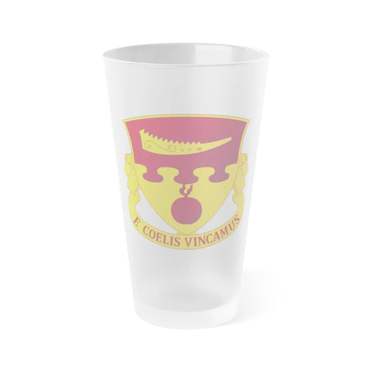 675th Airborne Field Artillery Battalion (U.S. Army) Frosted Pint Glass 16oz-Go Mug Yourself