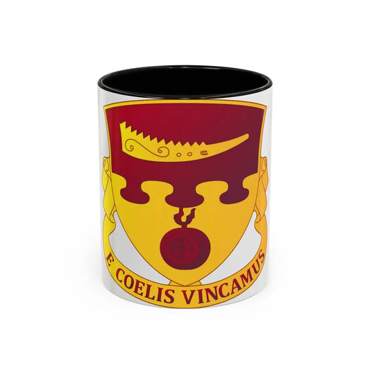 675th Airborne Field Artillery Battalion (U.S. Army) Accent Coffee Mug 11oz Black - Go Mug Yourself