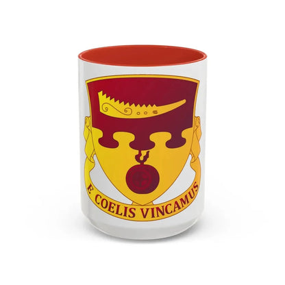 675th Airborne Field Artillery Battalion (U.S. Army) Accent Coffee Mug 15oz Red - Go Mug Yourself