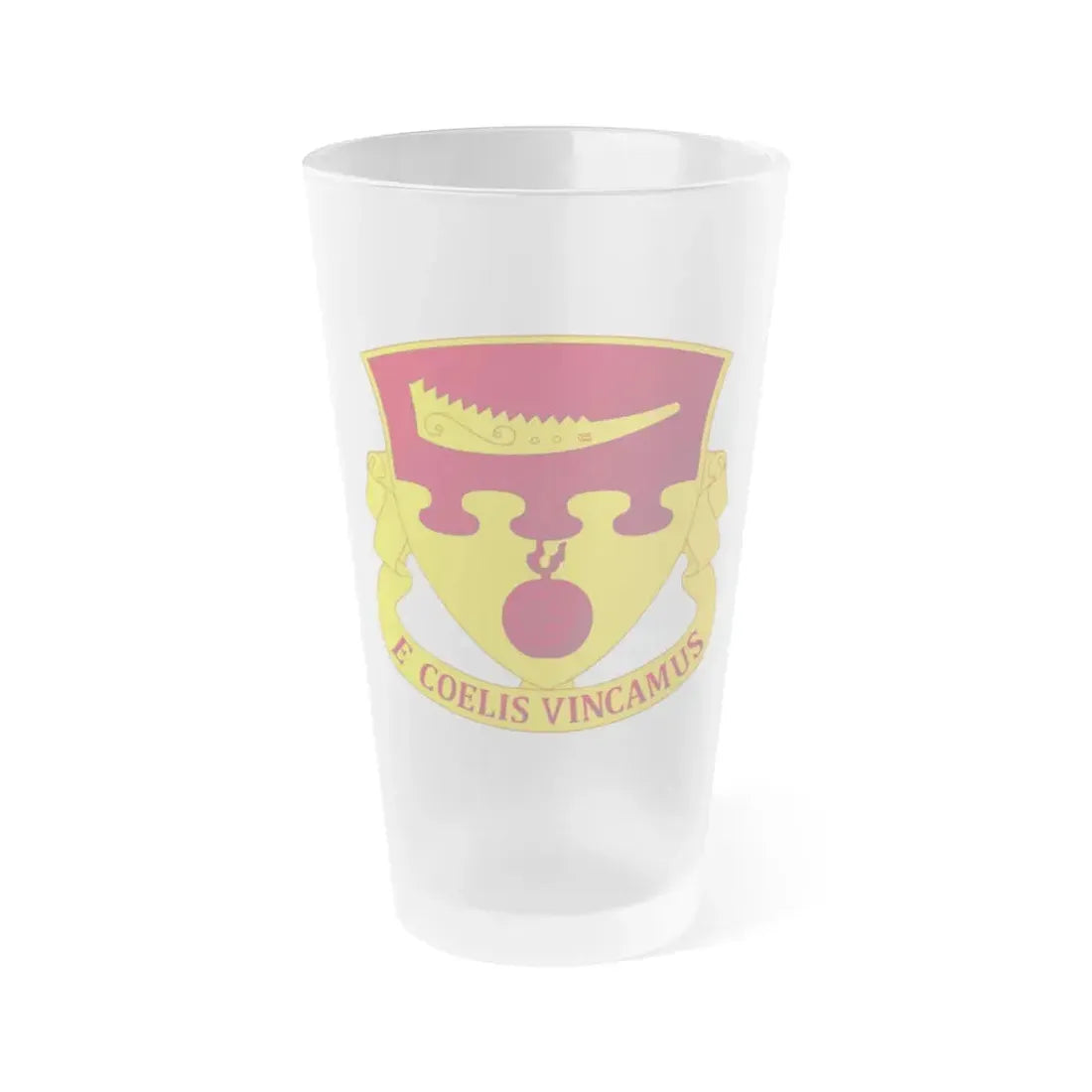 675th Airborne Field Artillery Battalion (U.S. Army) Frosted Pint Glass 16oz Default Title - Go Mug Yourself