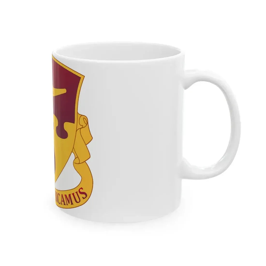 675th Airborne Field Artillery Battalion (U.S. Army) White Coffee Mug - Go Mug Yourself