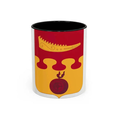 675th Airborne Field Artillery Battalion v2 (U.S. Army) Accent Coffee Mug 11oz Black - Go Mug Yourself