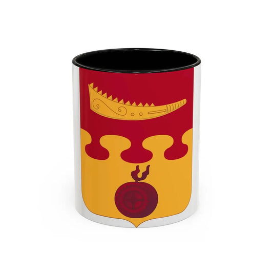 675th Airborne Field Artillery Battalion v2 (U.S. Army) Accent Coffee Mug 11oz Black - Go Mug Yourself