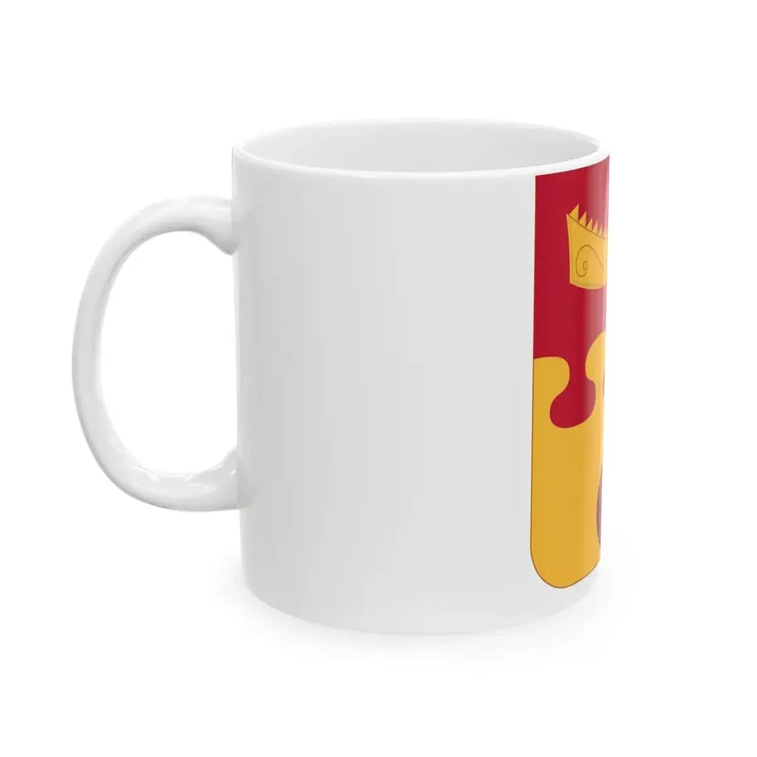 675th Airborne Field Artillery Battalion v2 (U.S. Army) White Coffee Mug - Go Mug Yourself