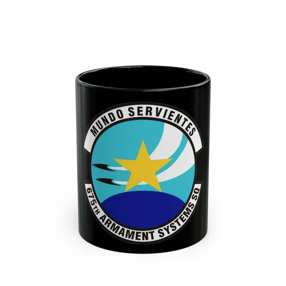 675th Armament Systems Squadron (U.S. Air Force) Black Coffee Mug-11oz-Go Mug Yourself