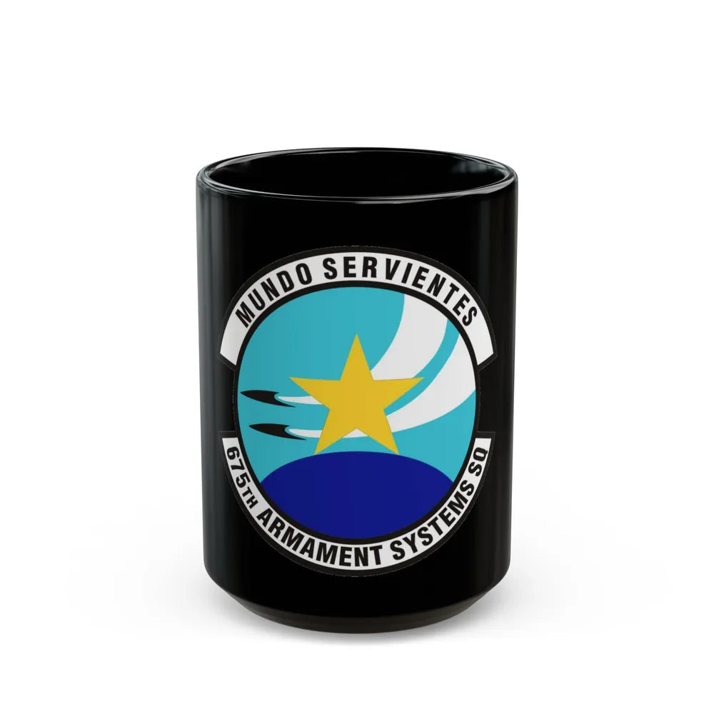 675th Armament Systems Squadron (U.S. Air Force) Black Coffee Mug-15oz-Go Mug Yourself