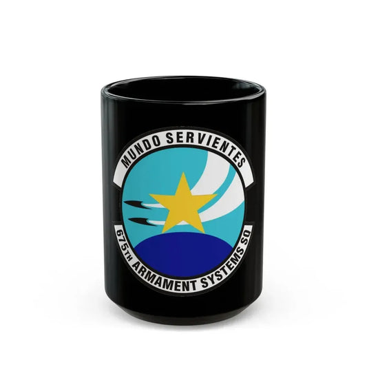 675th Armament Systems Squadron (U.S. Air Force) Black Coffee Mug 15oz - Go Mug Yourself