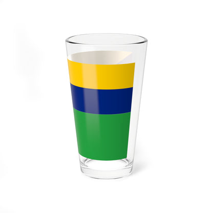 Flag of Bolivar Municipality Aragua (Venezuela) Pint Glass 16oz