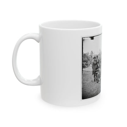 Fair Oaks, Va., Vicinity. Brigade Officers Of The Horse Artillery Commanded By Lt. Col. William Hays (U.S. Civil War) White Coffee Mug