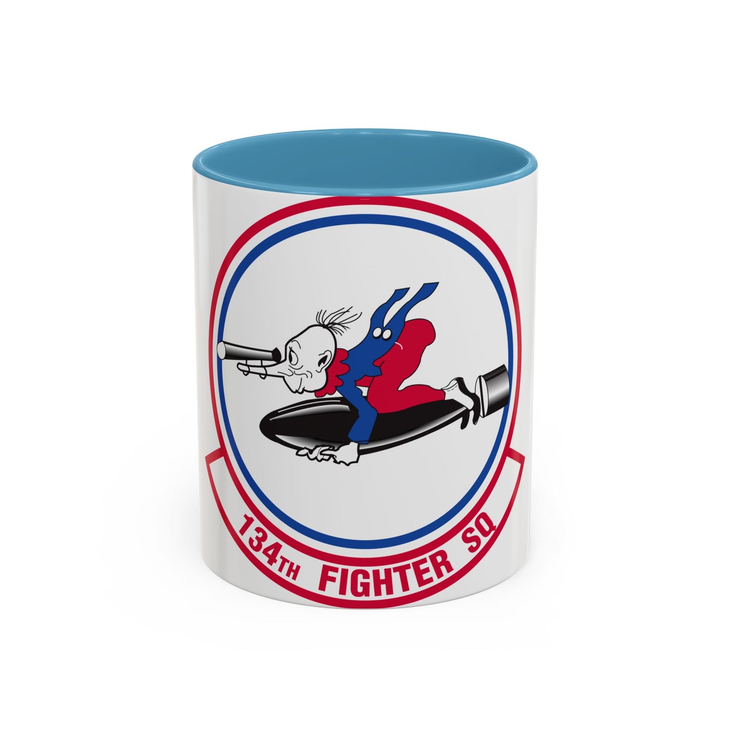 134 Fighter Squadron (U.S. Air Force) Accent Coffee Mug