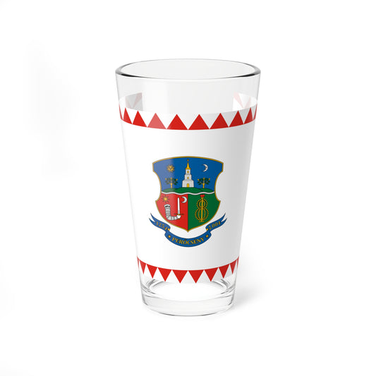 Flag of Perocseny (Hungary) Pint Glass 16oz