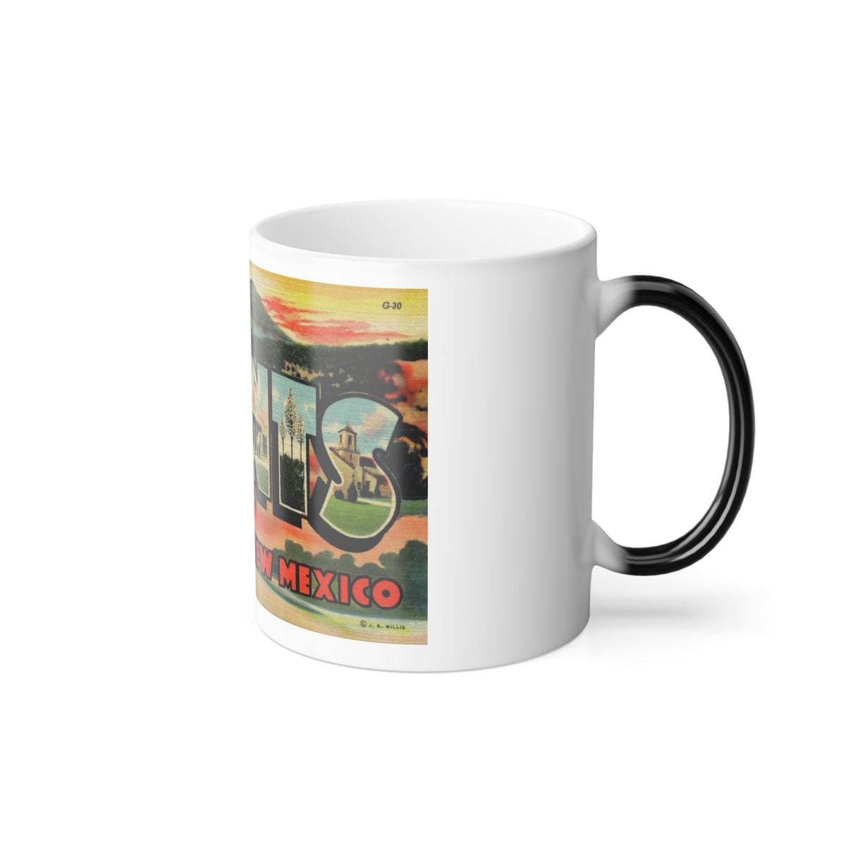 Greetings from Grants New Mexico (Greeting Postcards) Color Changing Mug 11oz