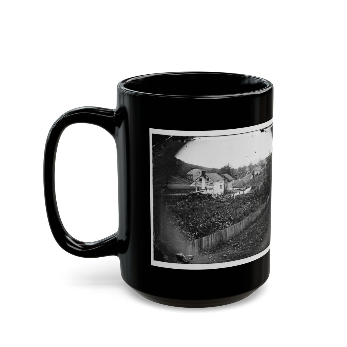 Antietam, Maryland. Bridge Across The Antietam. Northeast View (U.S. Civil War) Black Coffee Mug