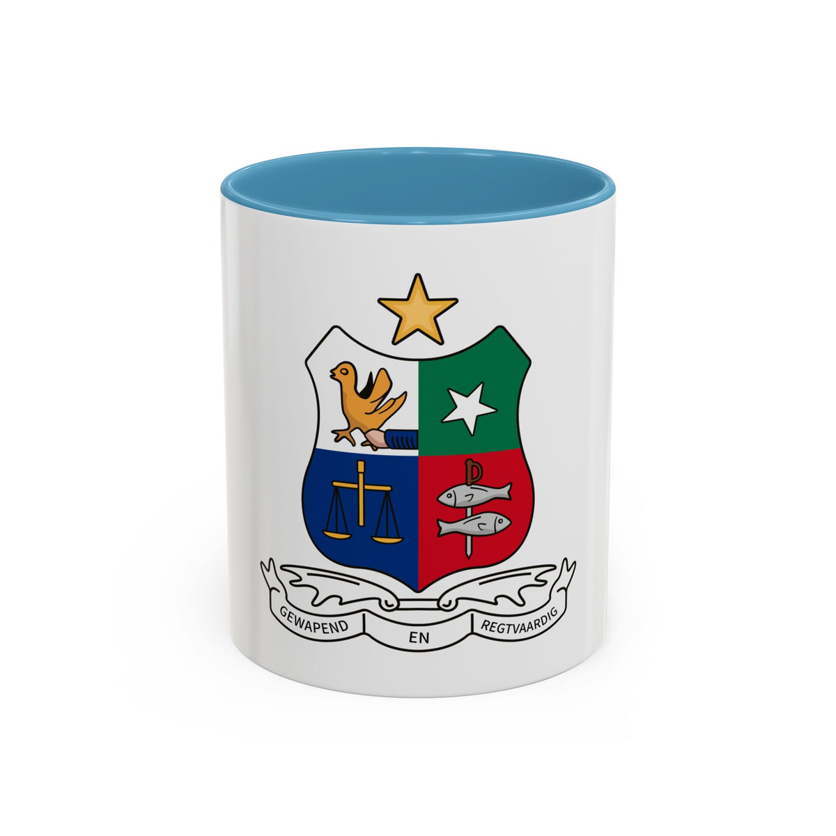 Coat of arms of Stellaland - Accent Coffee Mug
