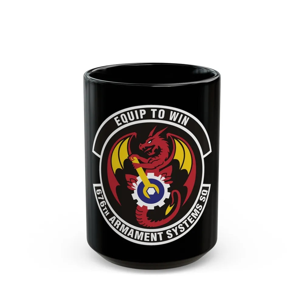 676th Armament Systems Squadron (U.S. Air Force) Black Coffee Mug-15oz-Go Mug Yourself