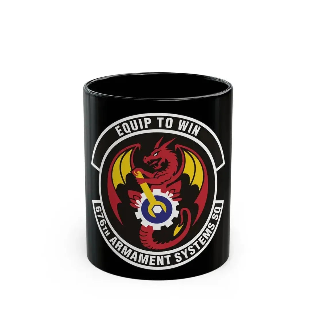 676th Armament Systems Squadron (U.S. Air Force) Black Coffee Mug 11oz - Go Mug Yourself