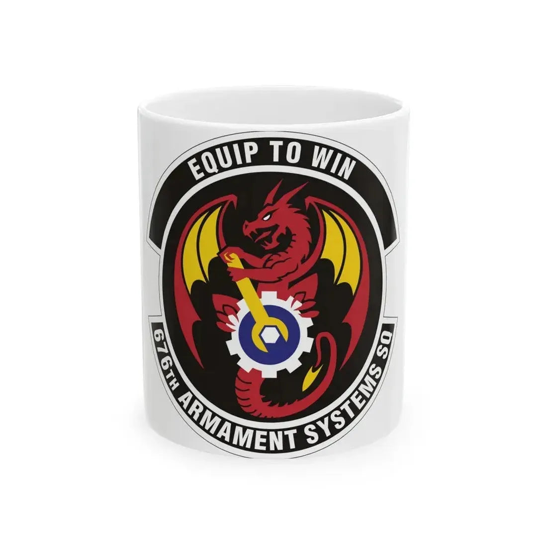 676th Armament Systems Squadron (U.S. Air Force) White Coffee Mug 11oz - Go Mug Yourself