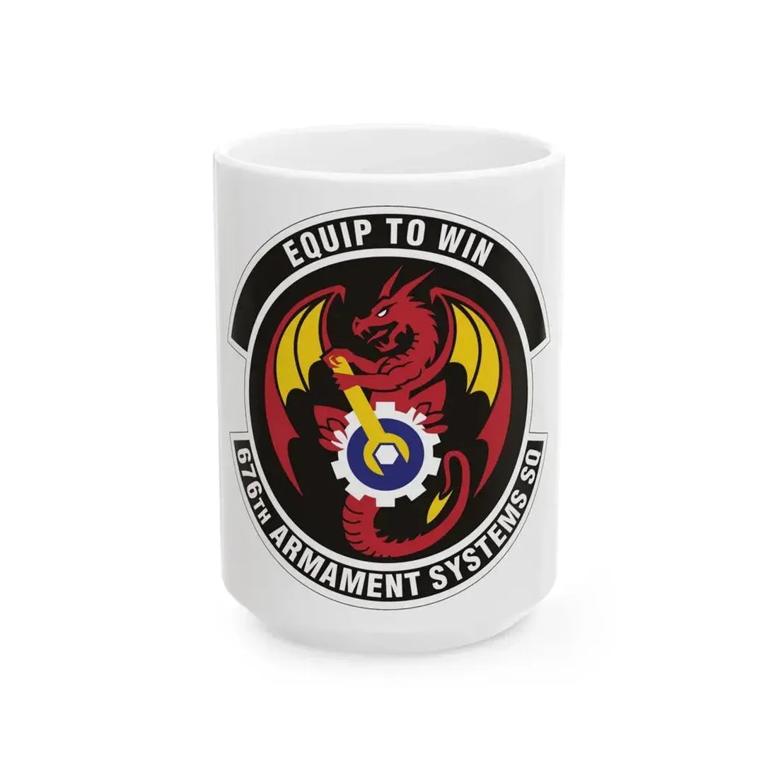 676th Armament Systems Squadron (U.S. Air Force) White Coffee Mug 15oz - Go Mug Yourself