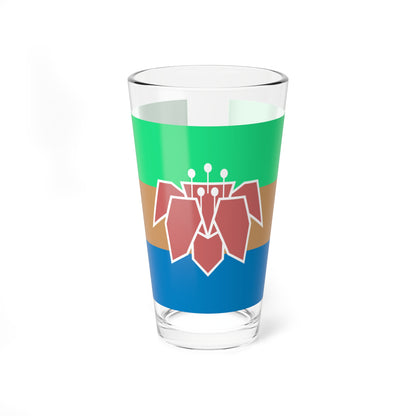 Tricolor Kapok Flag (China) Pint Glass 16oz