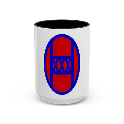 30th Infantry Division SSI (U.S. Army) Accent Coffee Mug