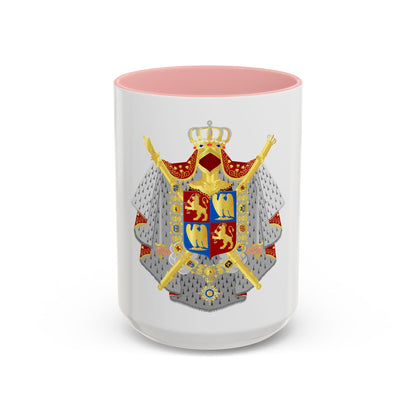 Coat of arms of kingdom Holland King Lodewijk 1808 - Accent Coffee Mug