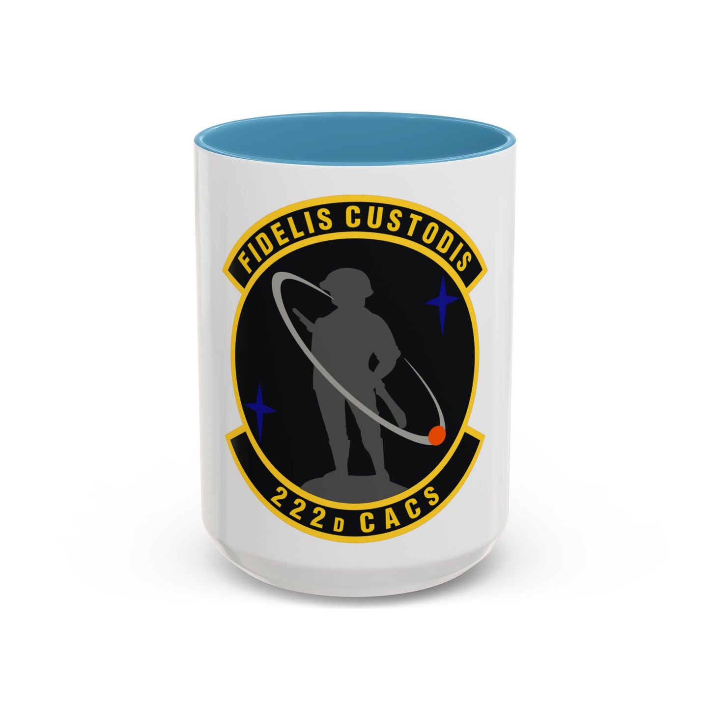 222d Command & Control Squadron (U.S. Air Force) Accent Coffee Mug