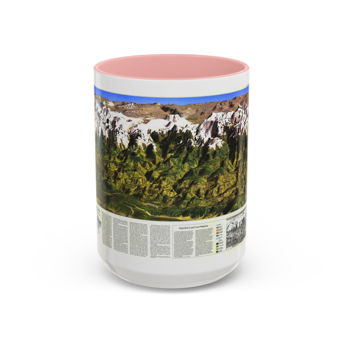 High Himalaya (1988) (Map) Accent Coffee Mug