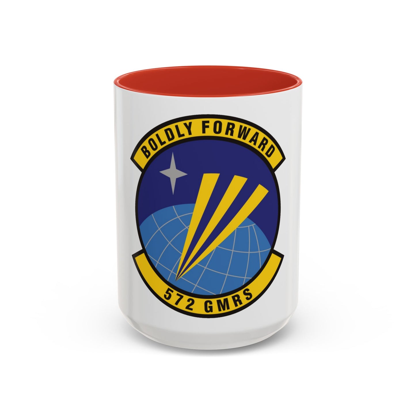 572d Global Mobility Readiness Squadron (U.S. Air Force) Accent Coffee Mug