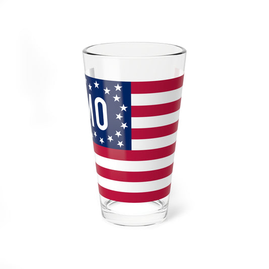Flag of Missouri 1909 Proposal (United States) Pint Glass 16oz